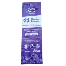 Muestra Rasayana Biocosmesi Cabello 2in1 Mascarilla y Acondicionador Reparador con Amla and Brahmi 6ml